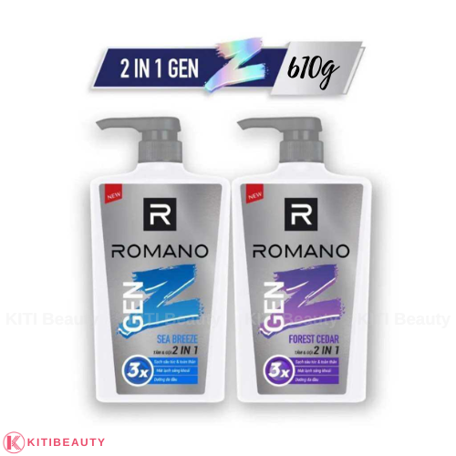 Tắm Gội 2 Trong 1 Romano Gen Z 610G + TẶNG 150G